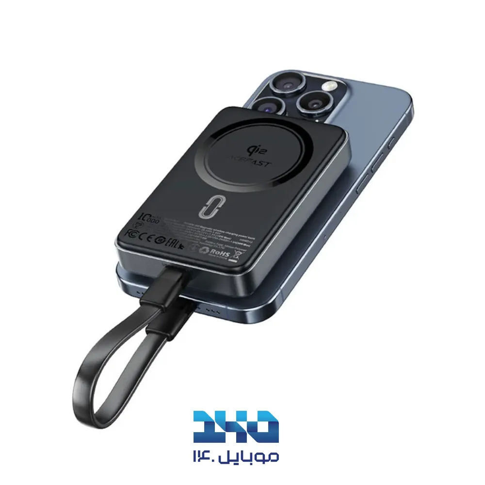 پاوربانک وایرلس ایس فست 10000mah مدل M11
