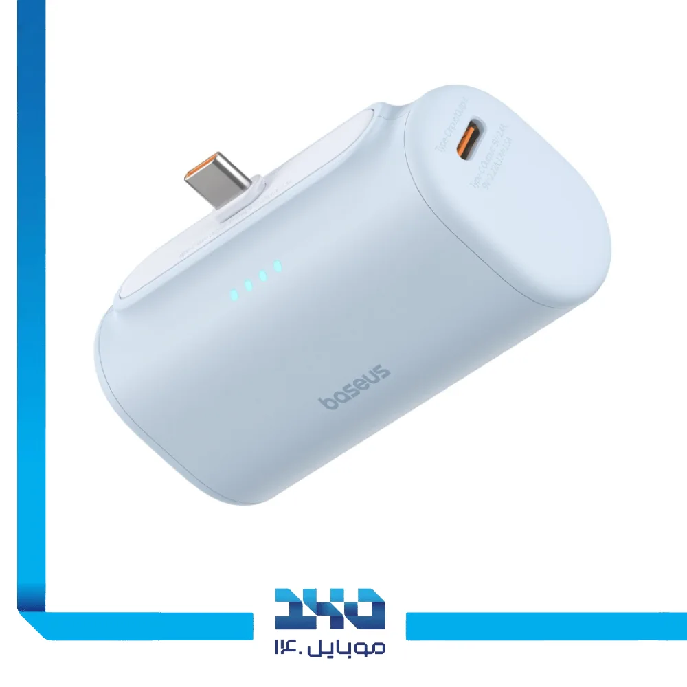 پاوربانک بیسوس 5000 میلی‌آمپرساعت مدل Compact