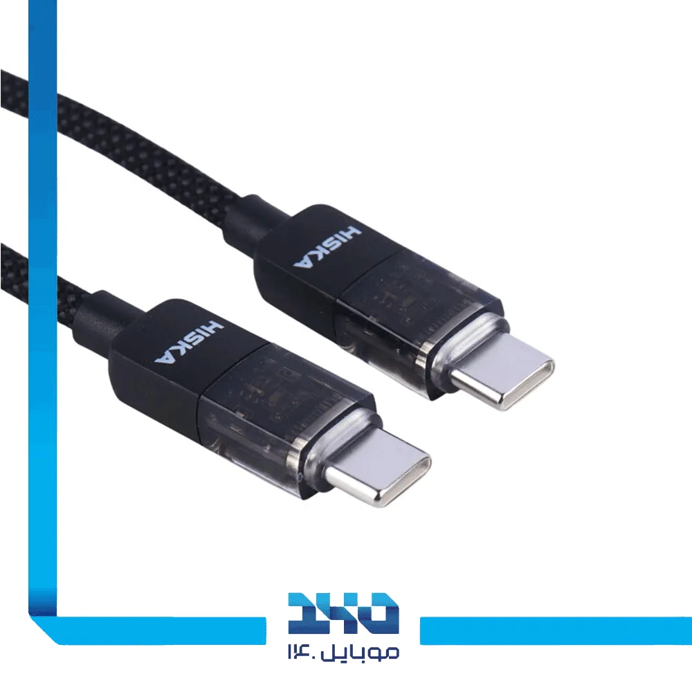 کابل شارژ دو سر تایپ سی هیسکا مدل LX-891CC
