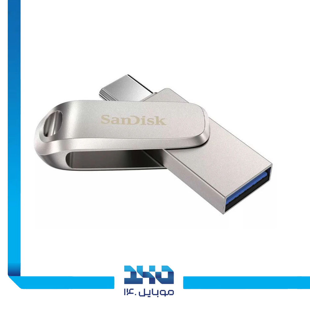 فلش مموری سن‌ دیسک مدل (Ultra Dual Drive Luxe) ظرفیت 32 گیگابایت