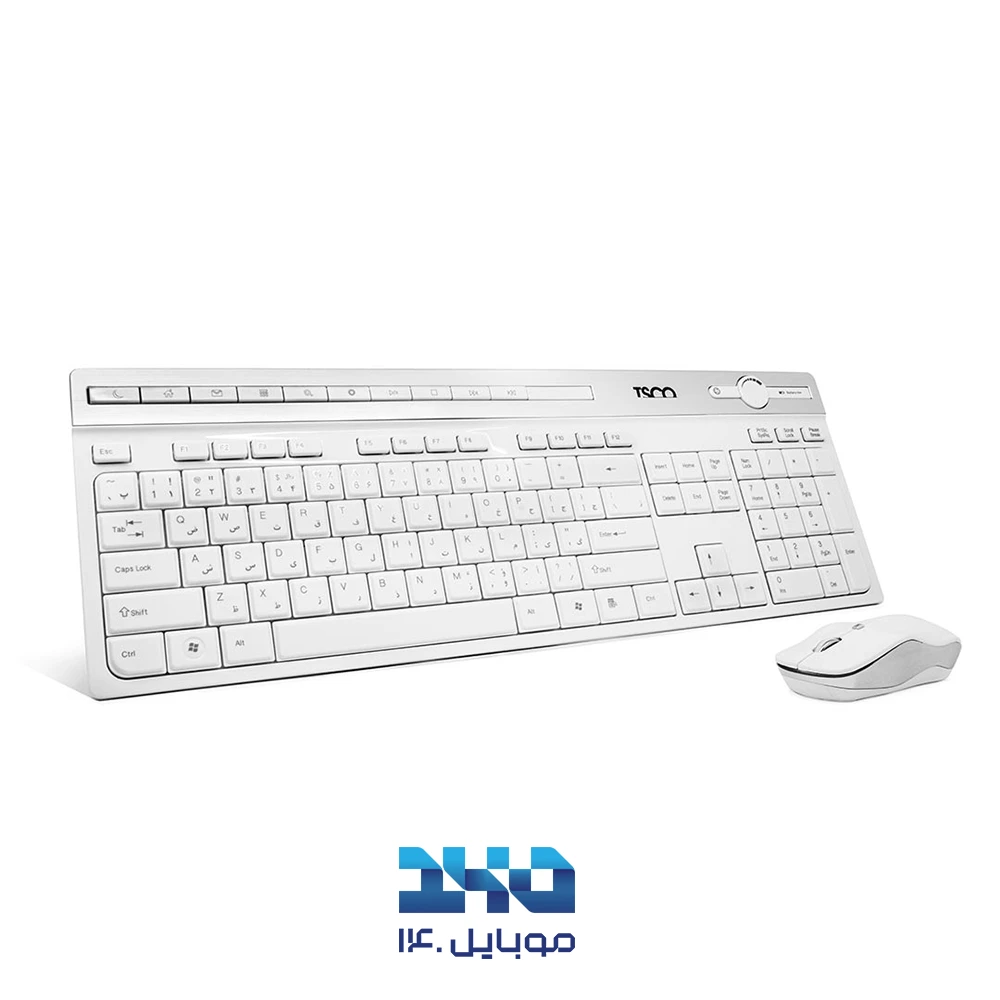کیبورد و ماوس بی‌سیم تسکو مدل TKM 7106W