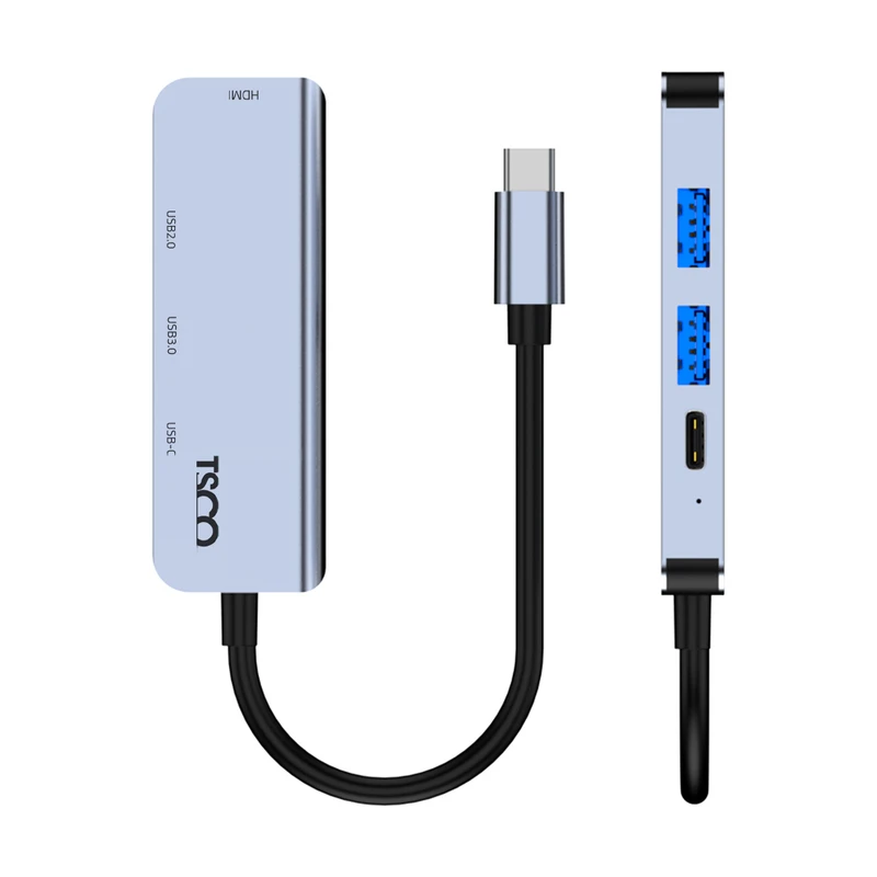 هاب USB تسکو چهار پورت تایپ سی مدل THU 1152