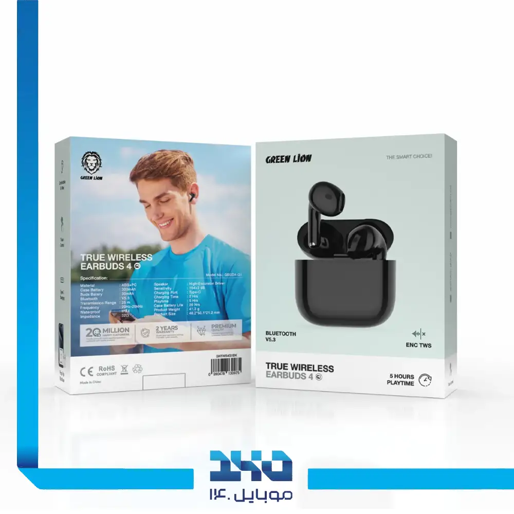 هندزفری بی سیم گرین لاین مدل Earbuds 4 G1