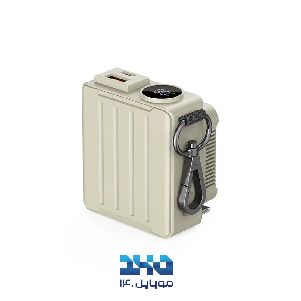 پاوربانک بودی ظرفیت 10000 میلیآمپر ساعت مدل PB815H