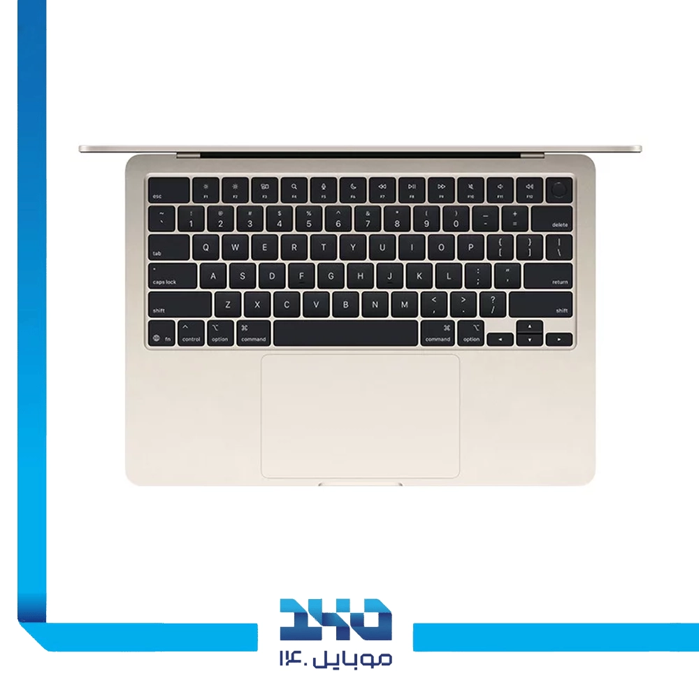 لپ تاپ 13.6 اینچی اپل مدل MacBook Air MW0Y3 2025 16GB 256GB LLA