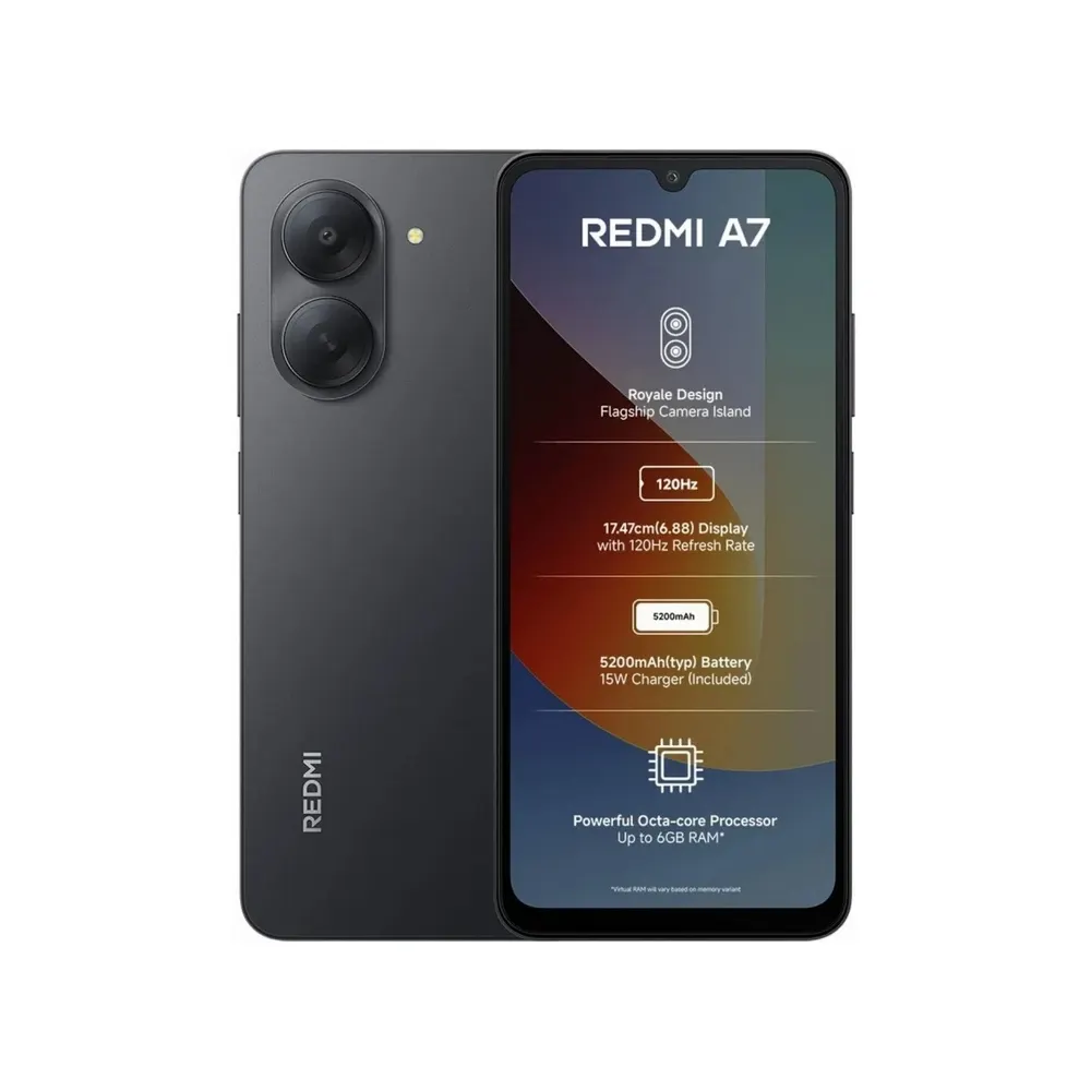 گوشی موبایل شیائومی مدل Redmi A7 ظرفیت 64 گیگابایت و رم 3 گیگابایت