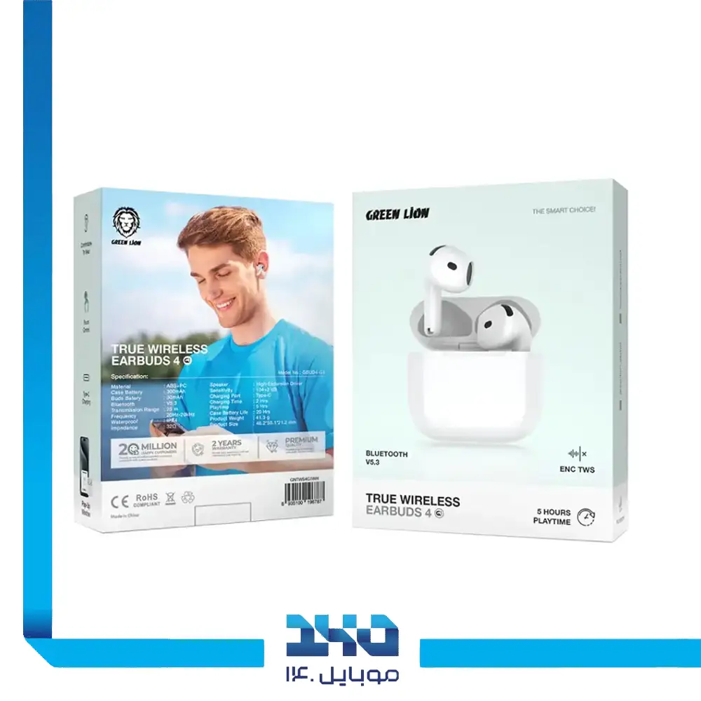 هندزفری بی سیم گرین لاین مدل Earbuds 4 G1