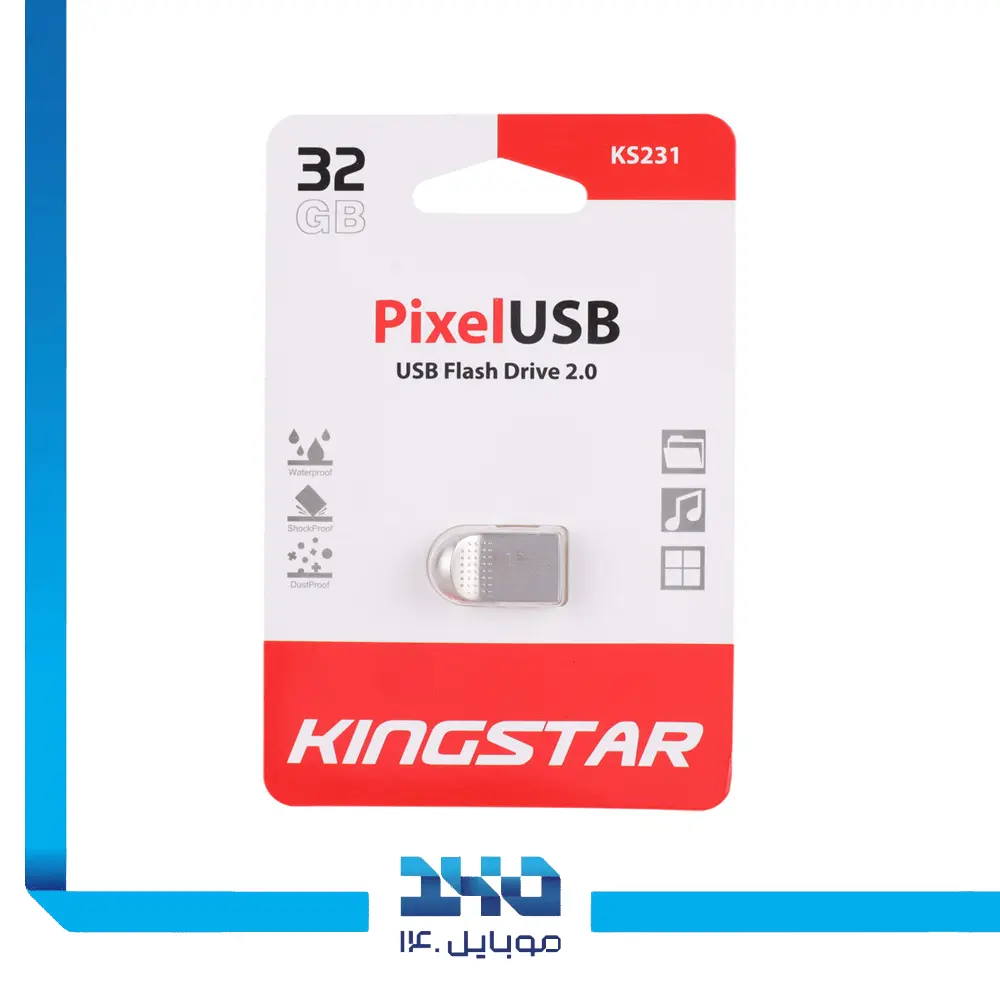 فلش مموری کینگاستار مدل Pixel (KS231) ظرفیت 32 گیگابایت