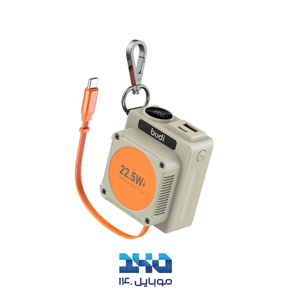 پاوربانک بودی ظرفیت 10000 میلیآمپر ساعت مدل PB815H