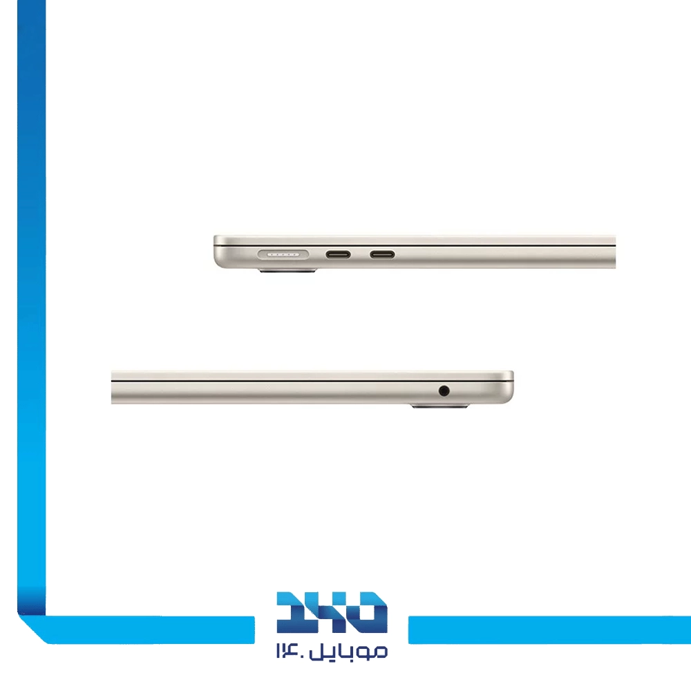 لپ تاپ 13.6 اینچی اپل مدل MacBook Air MW103 2025 16GB 512GB LLA