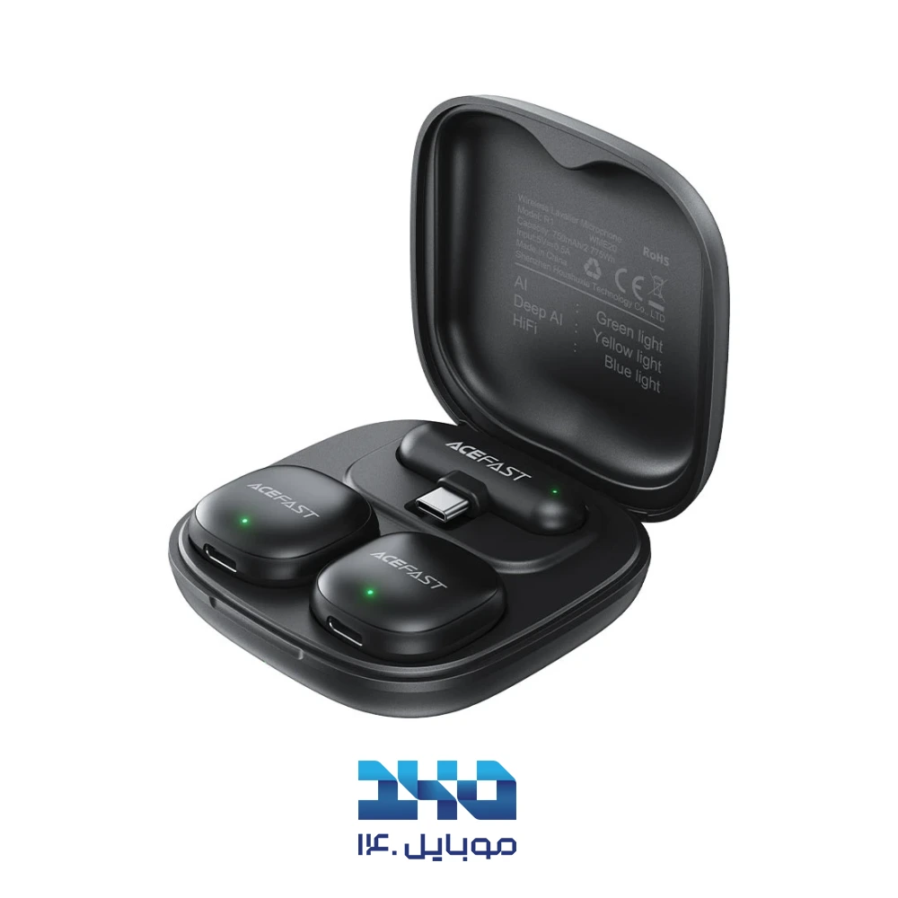 ست میکروفون بی‌سیم ایس فست مدل R1 با درگاه Type-C