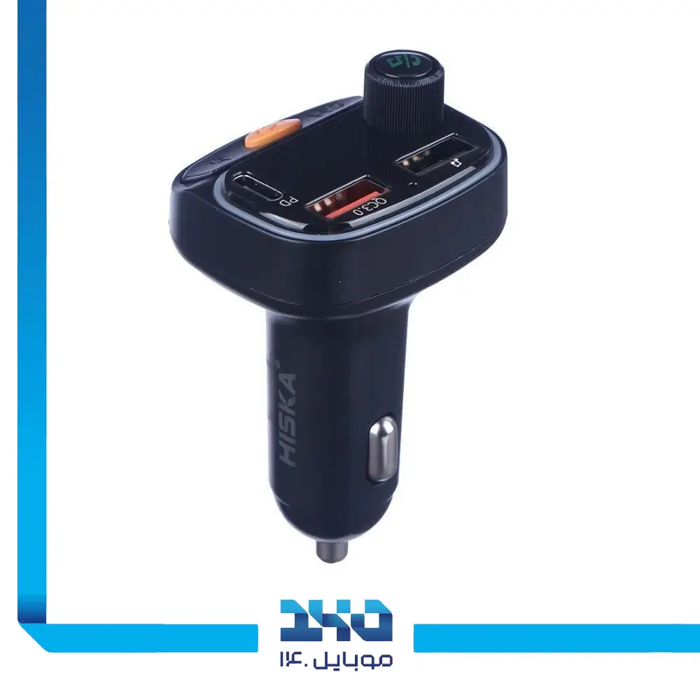 شارژر فندکی و اف ام پلیر بلوتوثی 30 وات هیسکا HCC-339