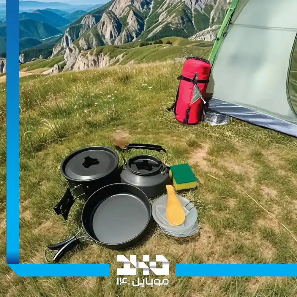 ست ظروف کمپینگ 7 در 1 گرین لاین مدل Camping Cookware