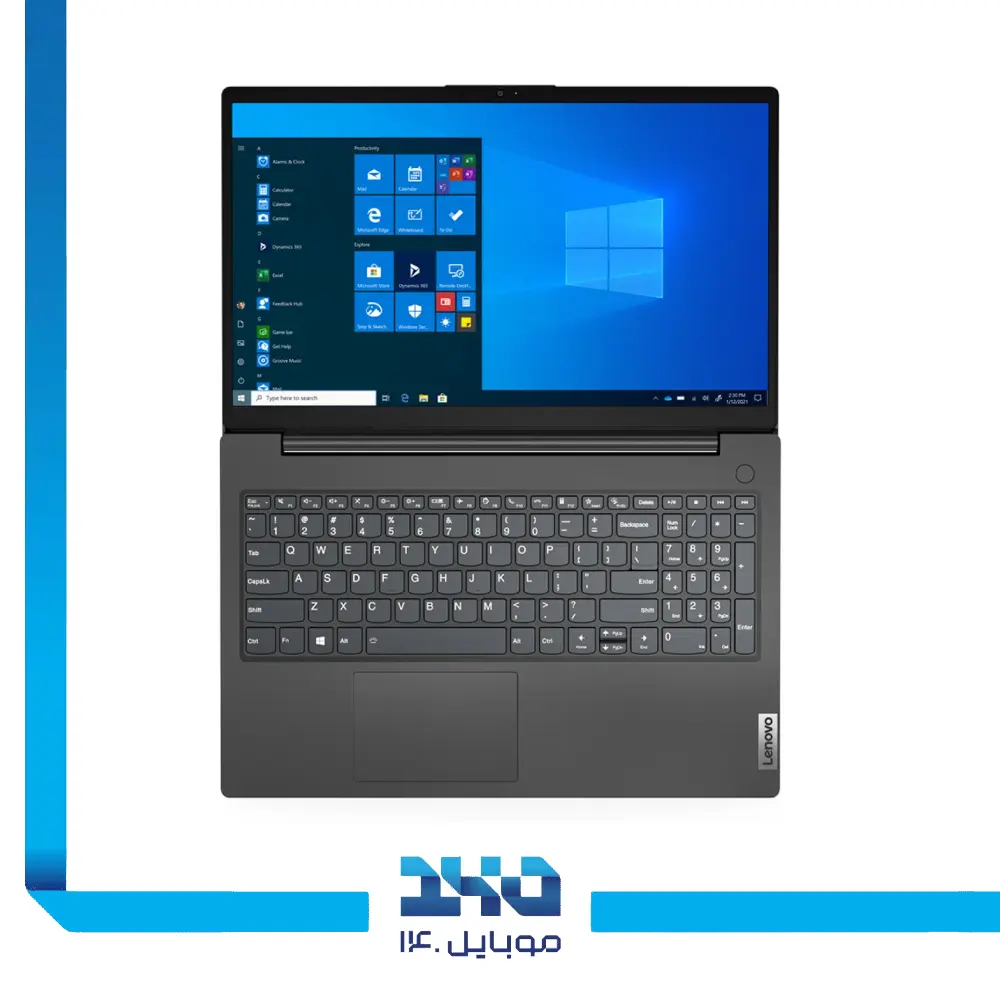 لپ تاپ لنوو 15.6 اینچ مدل V15 G2 Celeron N4500-4GB-256GB-Intel UHD