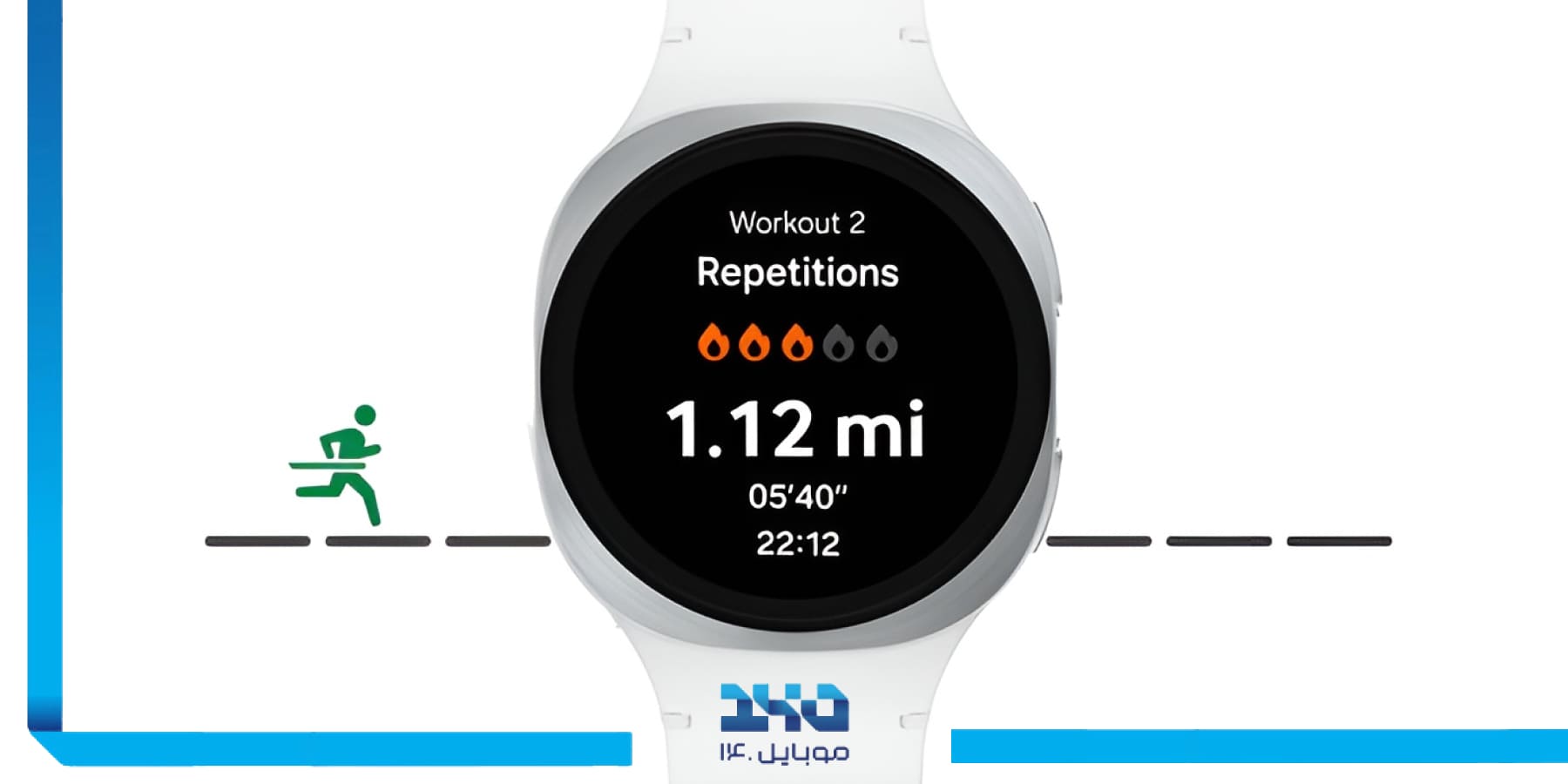 قابلیتهای ورزشی و مقاومت بدنه Samsung Galaxy Watch8 SM-L320 40mm