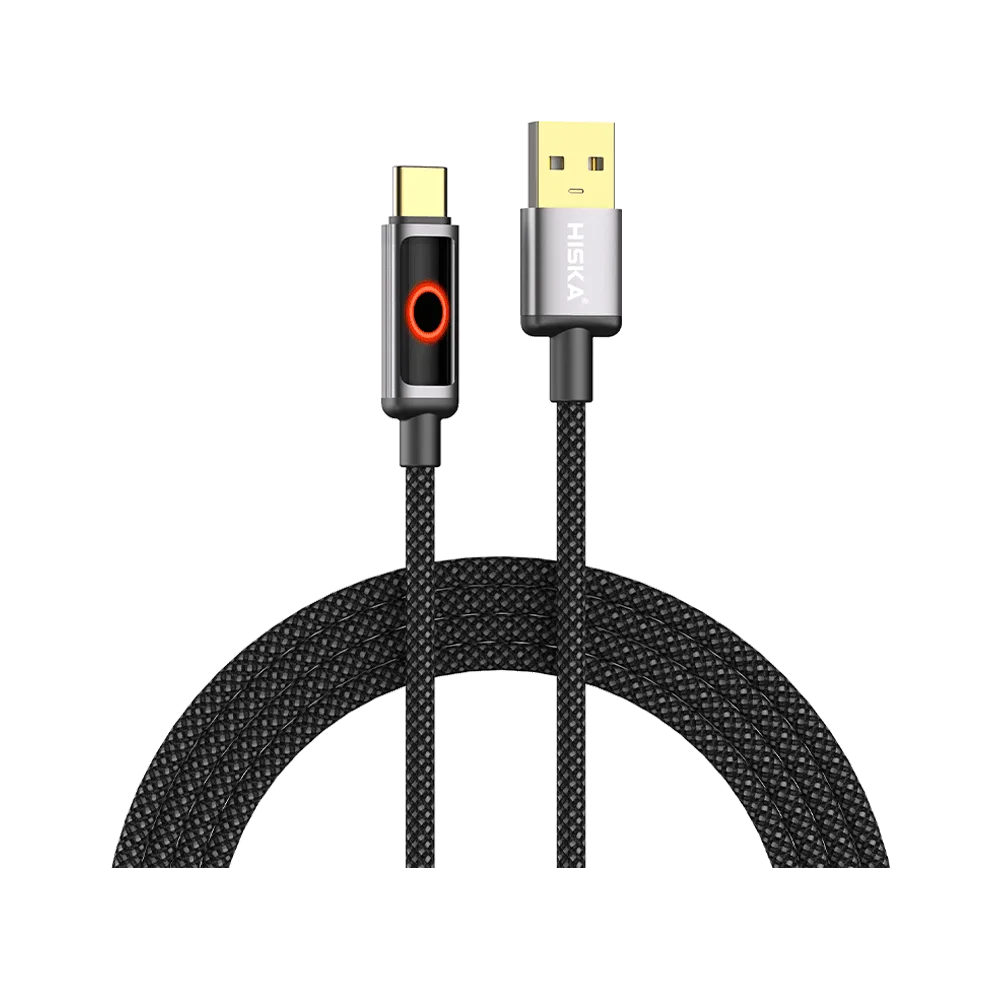 کابل شارژ USB-A به تایپ سی هیسکا مدل LX-21AC