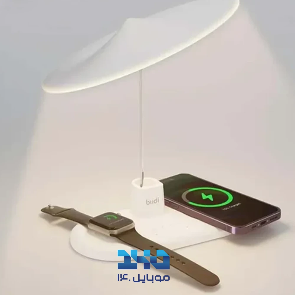 شارژر بی‌سیم سه‌کاره بودی مدل WL4800 توان 20 وات