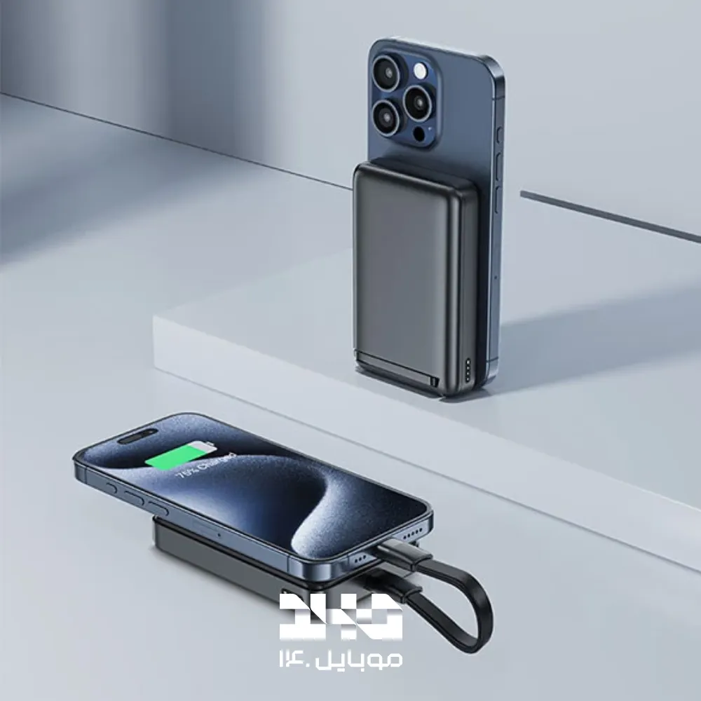 پاوربانک وایرلس ایس فست 10000mah مدل M11
