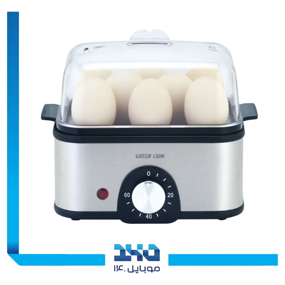 تخم مرغ پز و بخارپز سه طبقه گرین لاین مدل 3-Tier Egg Cooker | Vegetable Steame