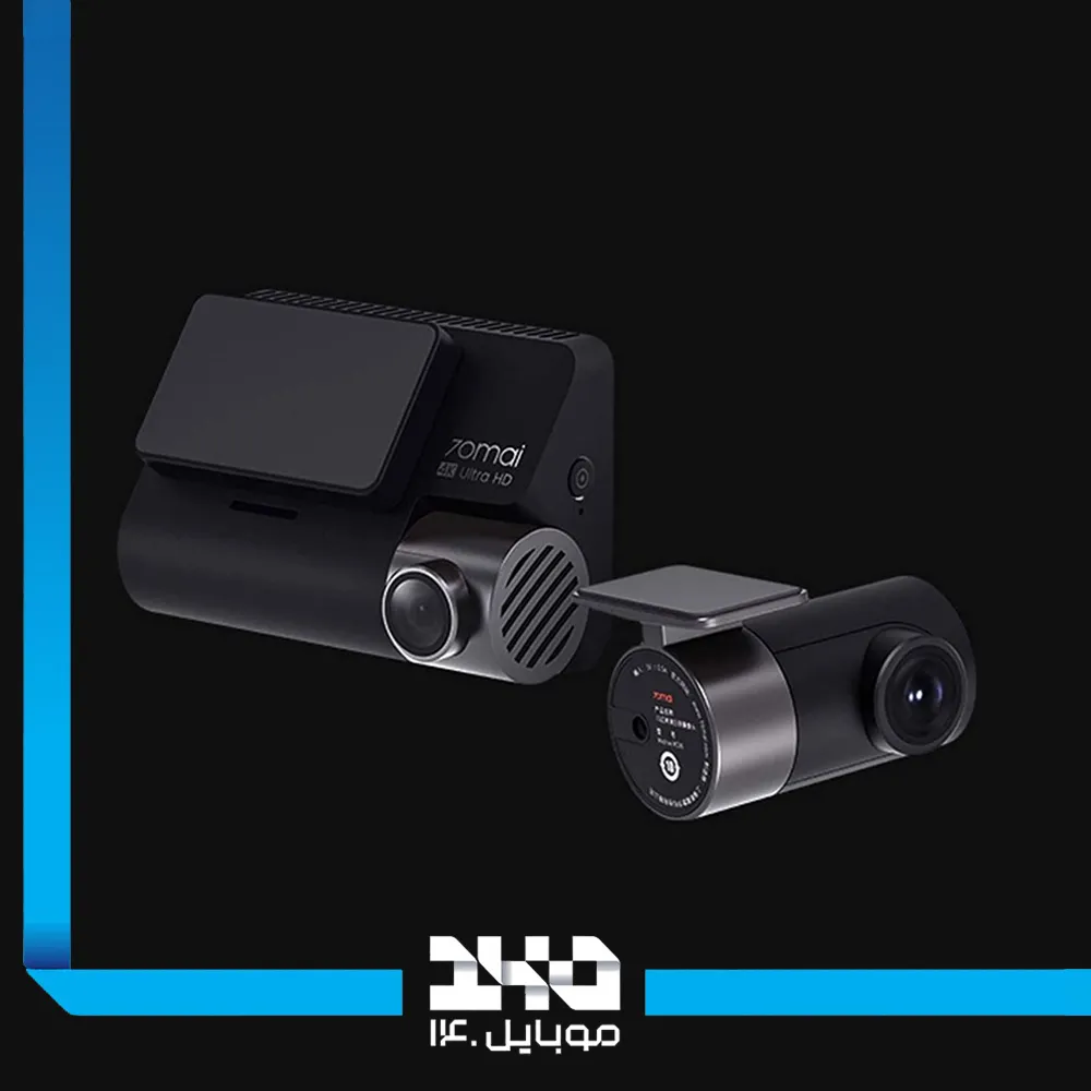 دوربین فیلم برداری خودرو سوِنتی می مدل 70maI Dash Cam 4K + Rear Cam Set(RC06) A800S