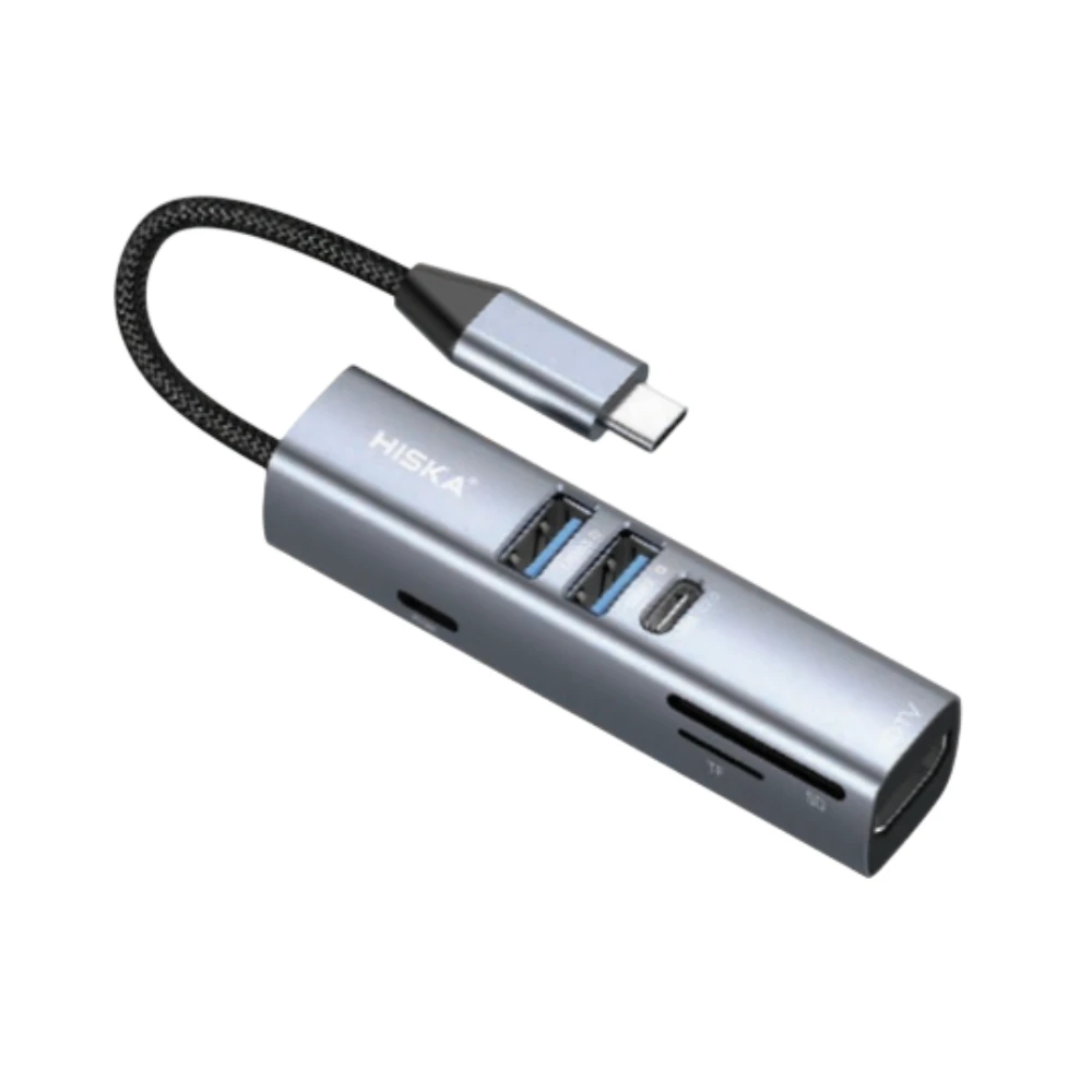 هاب 7 پورت USB-C هیسکا مدل HR-53