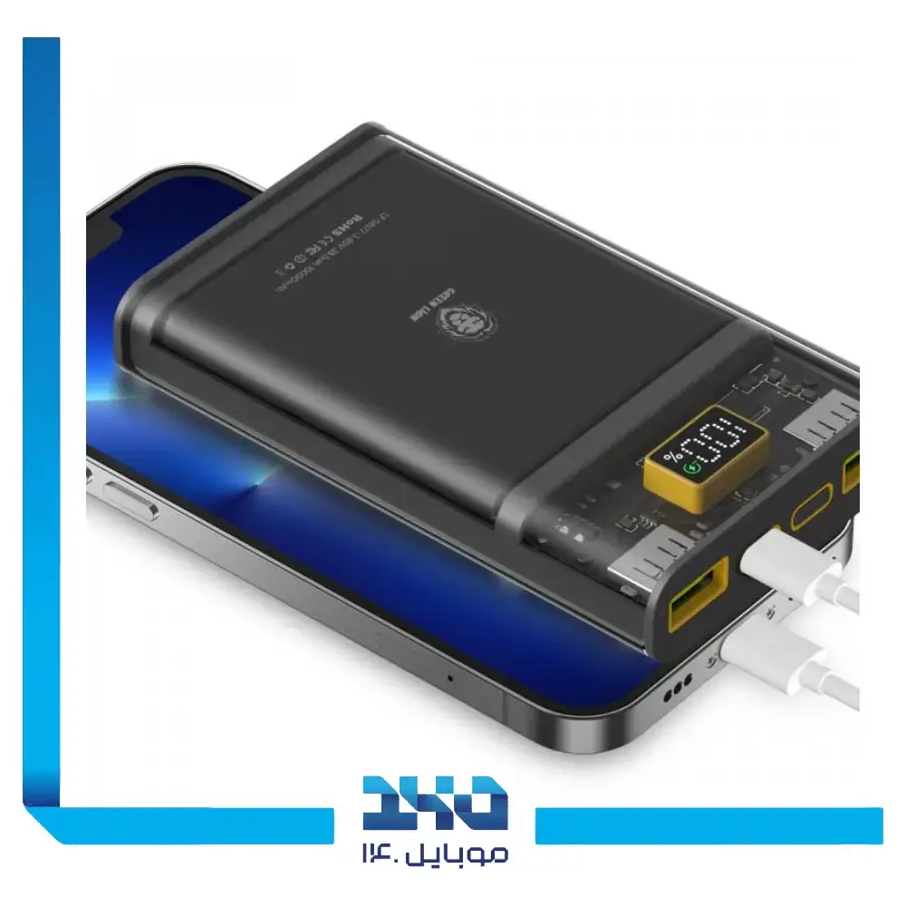 پاور بانک گرین لاین 10000 mAh مدل GNSFTP10MAHPBBK