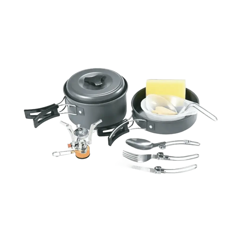 ست ظروف کمپینگ 10 در 1 گرین لاین مدل GN10N1COOKBK