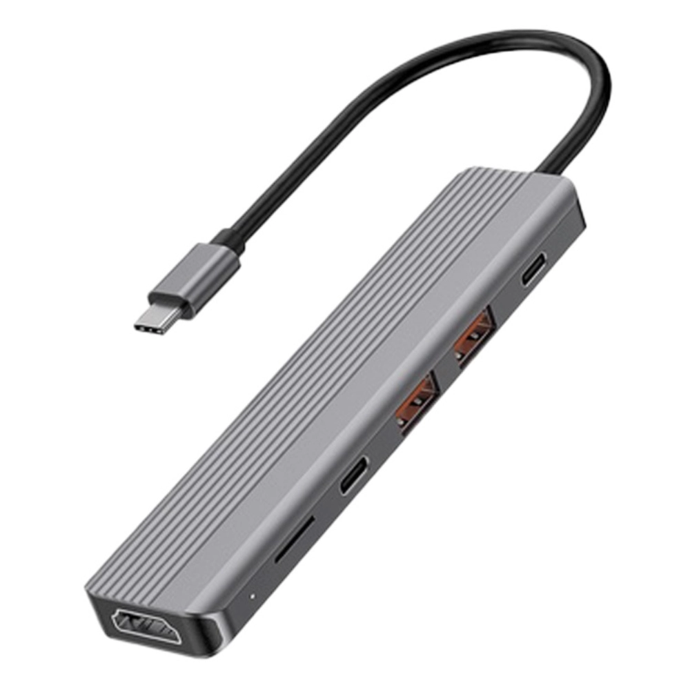 هاب 6 در 1 USB-C پاورولوژی مدل P61HBCGY