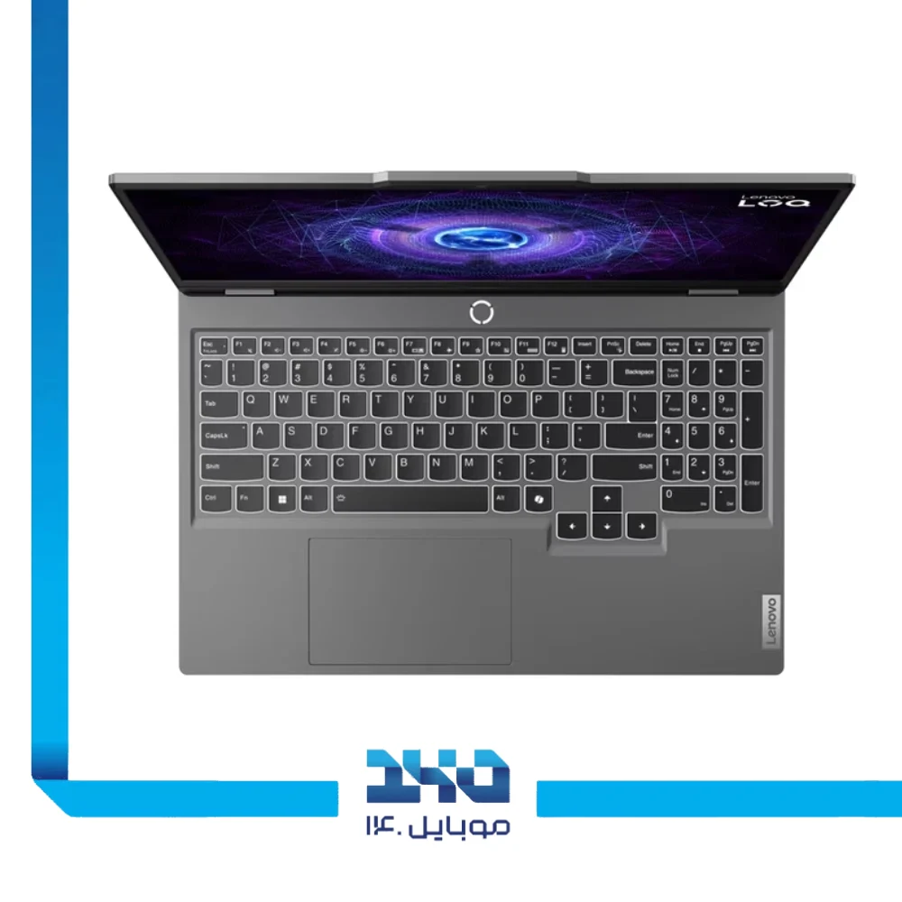لپ تاپ لنوو 15.6 اینچ مدل LOQ 15IRX9 i7 13650HX 24GB 512GB 6GB RTX3050