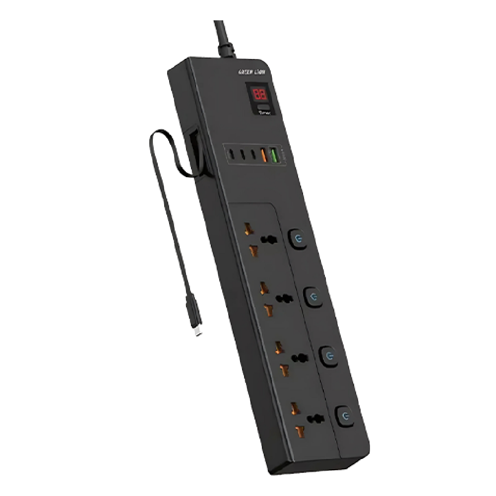 چندراهی و محافظ برق گرین لاین مدل GS-800