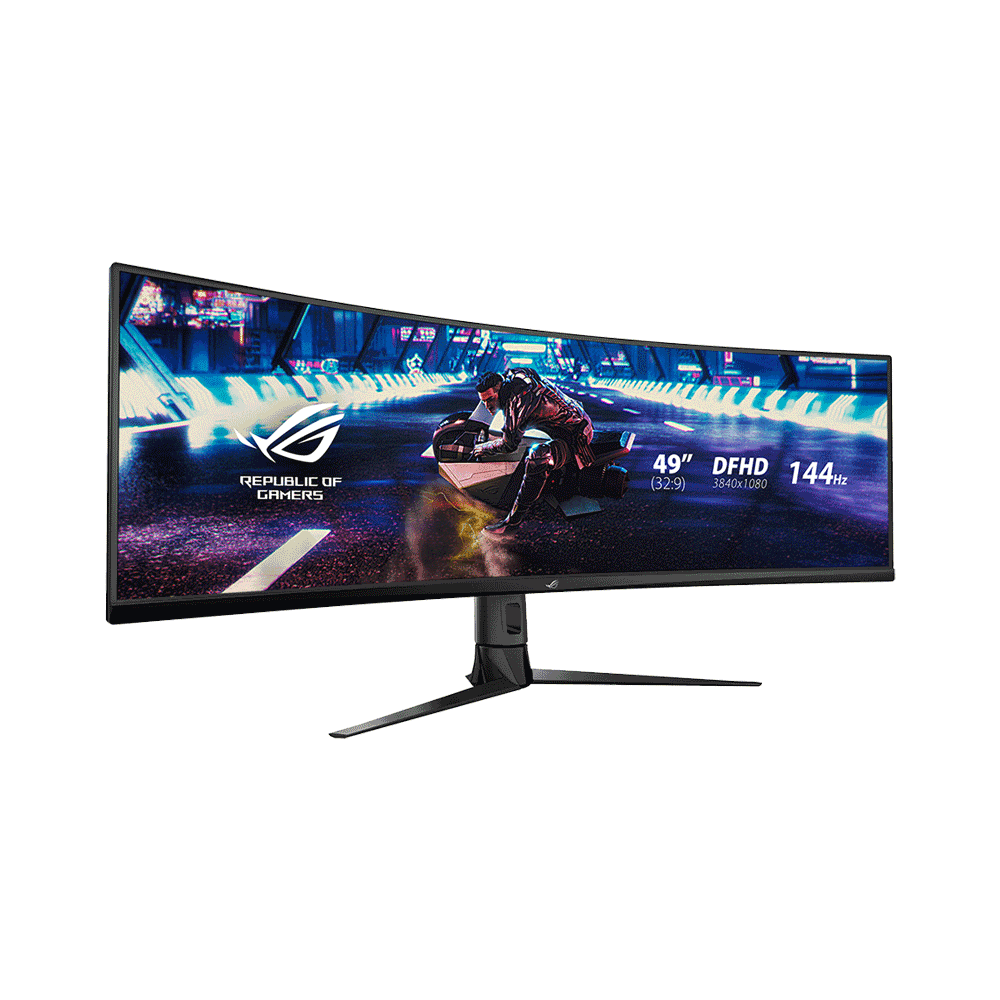 مانیتور گیمینگ خمیده ایسوس 49 اینچ مدل Rog Strix XG49VQ