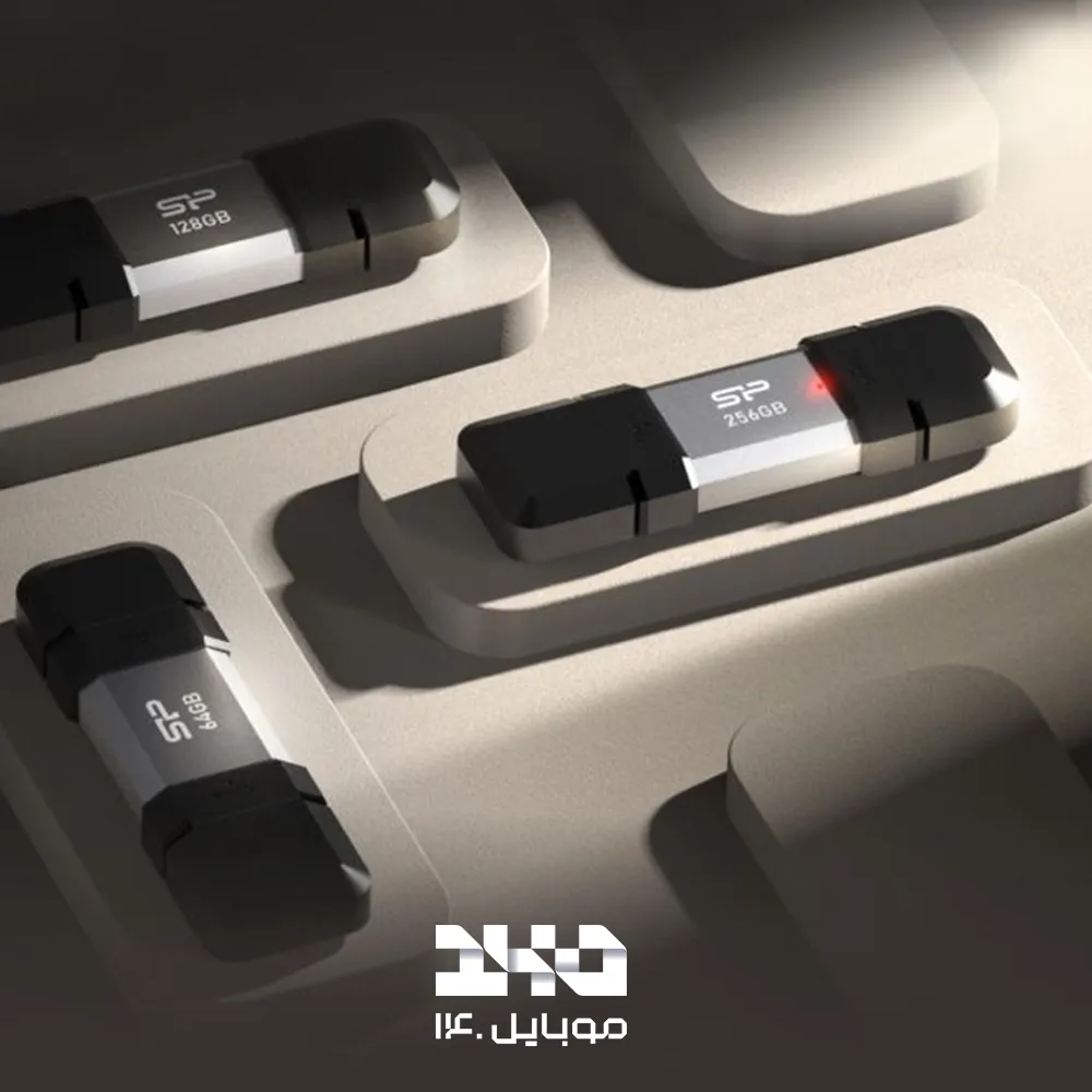فلش مموری سیلیکون پاور مدل Mobile C51 ظرفیت 128 گیگابایت