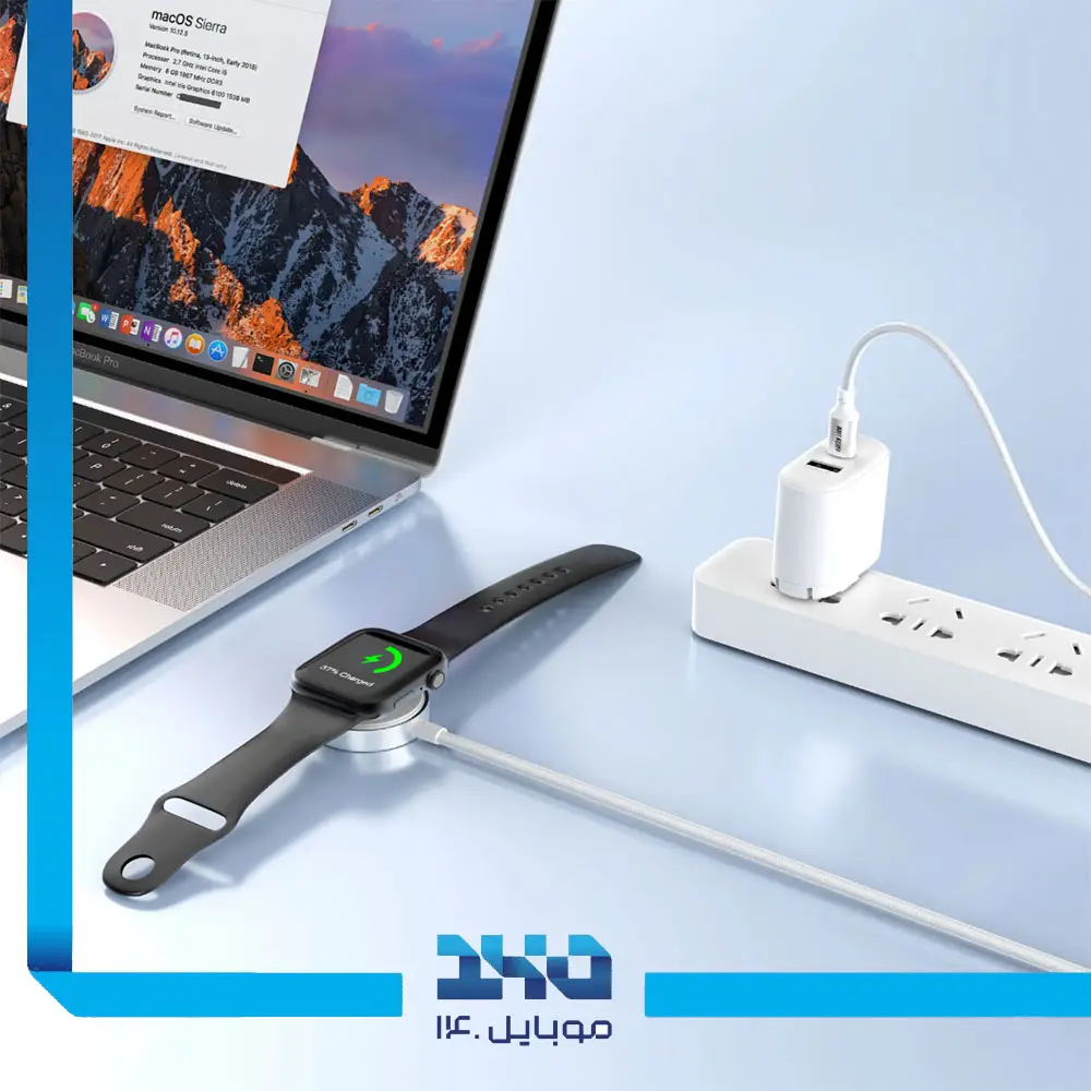 شارژر بیسیم اپل واچ گرین لاین iWatch Charge با رابط USB-C