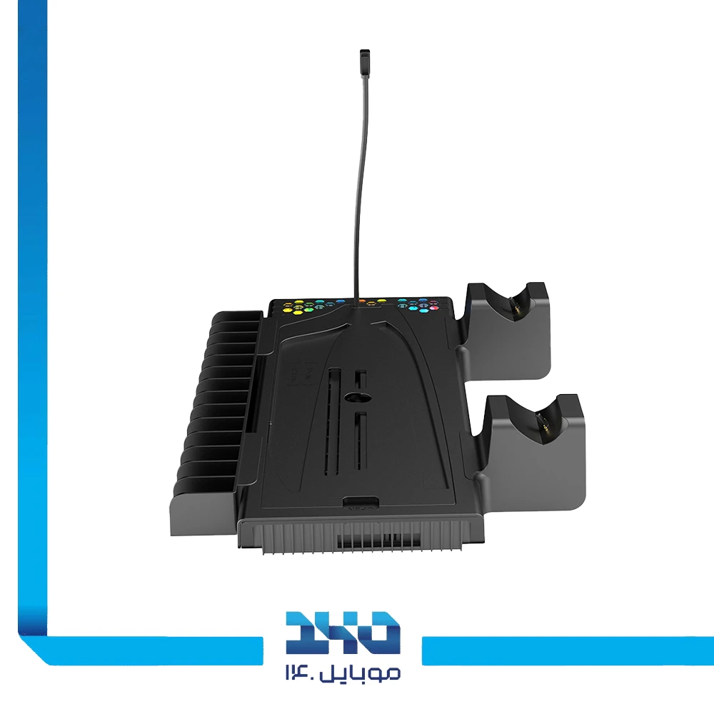 پایه شارژ دسته و فن خنک‌کننده پلی استیشن 5 تسکو مدل WarVault (TGS16)