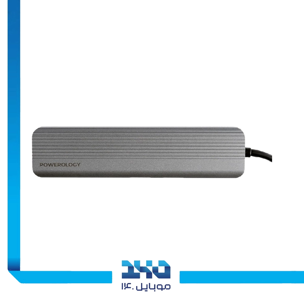 هاب 6 در 1 USB-C پاورولوژی مدل P61HBCGY