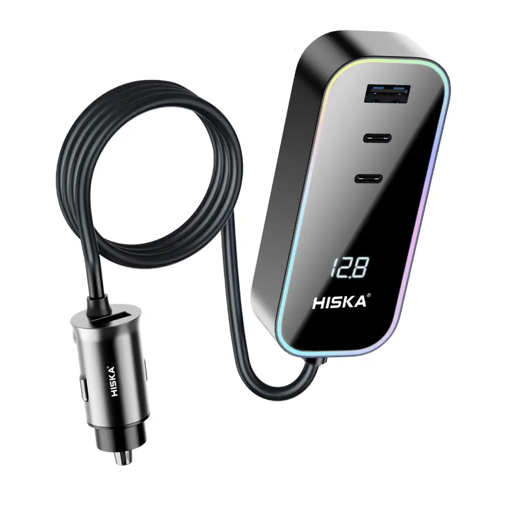 شارژر فندکی 120 وات هیسکا مدل HCC-328