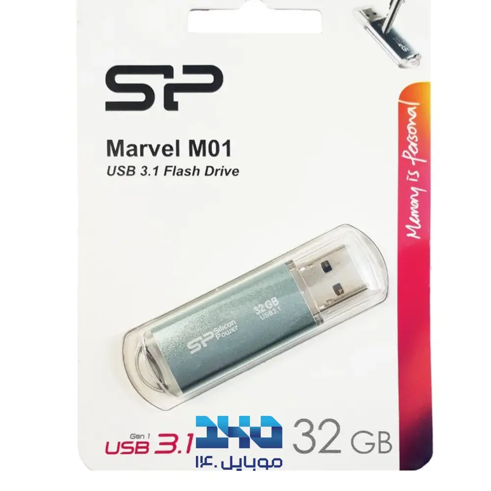 فلش مموری سیلیکون پاور مدل Marvel M01 ظرفیت 32 گیگابایت