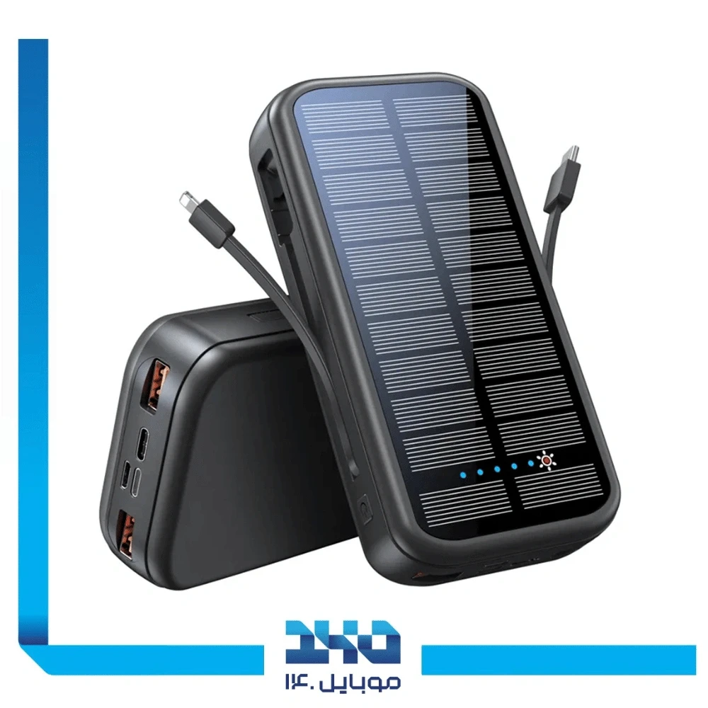 پاور بانک گرین لاین 16000 mAh مدل PD20W Solar 2