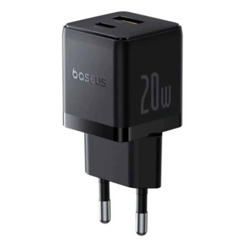 شارژر دیواری 20 وات 2 پورت بیسوس مدل Palm