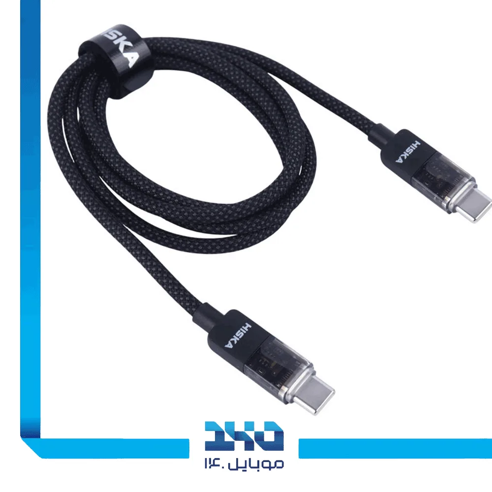 کابل شارژ دو سر تایپ سی هیسکا مدل LX-891CC