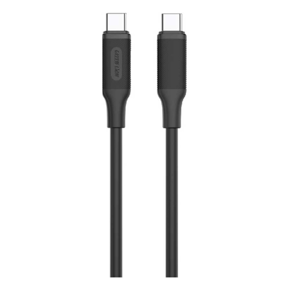 کابل دو سر تایپ سی گرین لاین مدل USB-C TO USB-C PVC CABLE 1M 60W