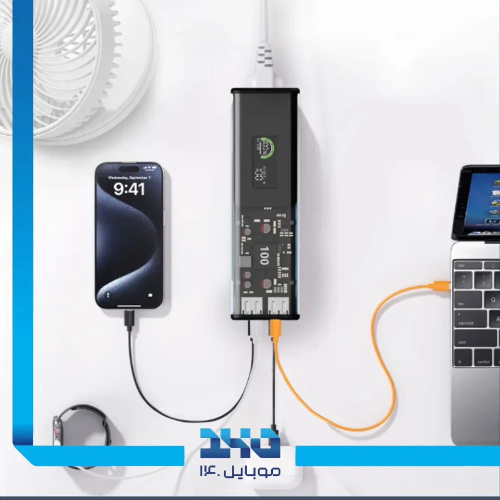 پاور بانک پاورولوژی 27000 mAh مدل Energie