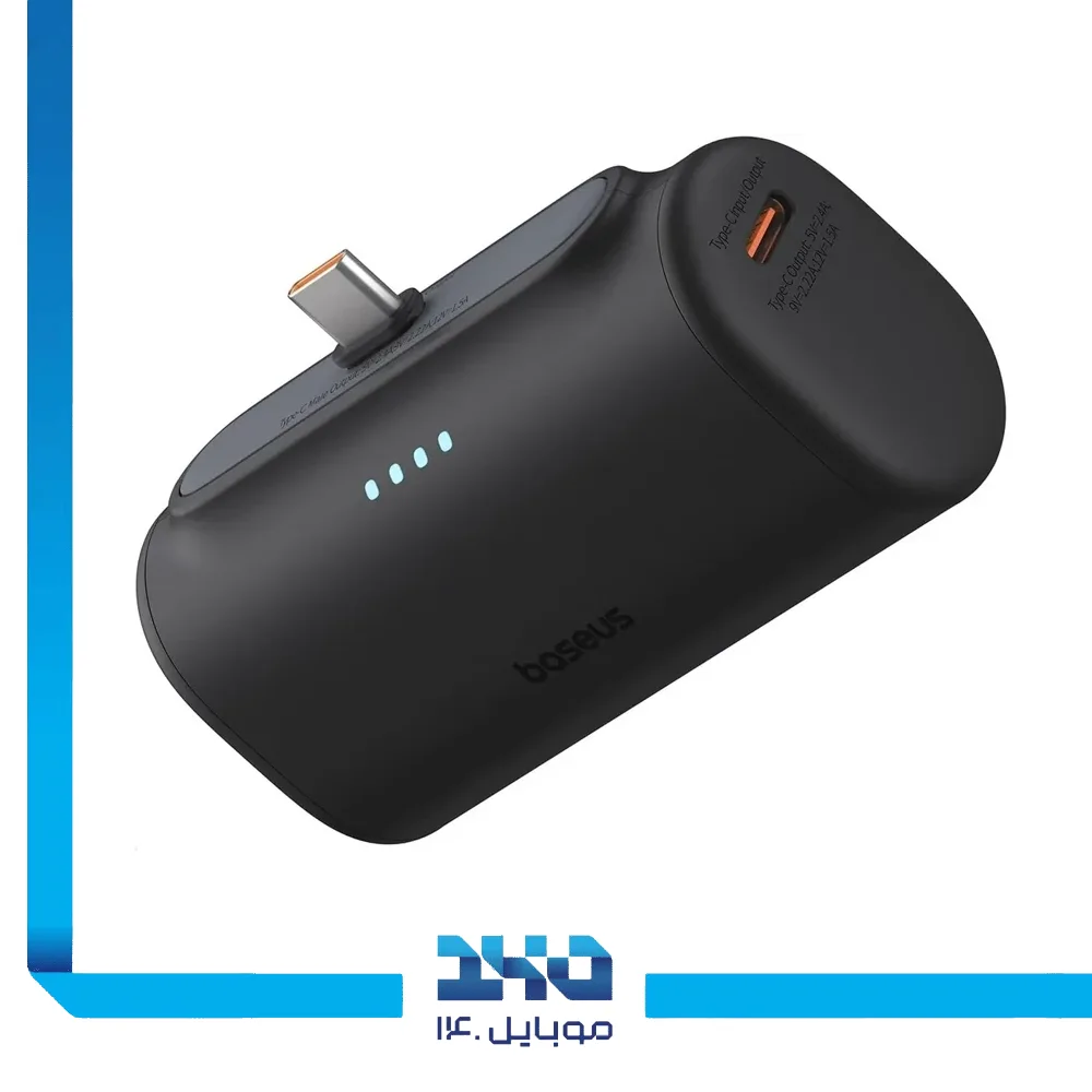 پاوربانک بیسوس 5000 میلی‌آمپرساعت مدل Compact