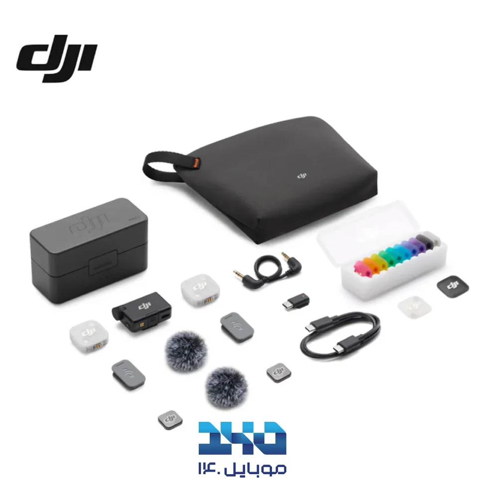 میکروفون یقه‌ای بی‌سیم دی جی آی مدل Mic Mini 2