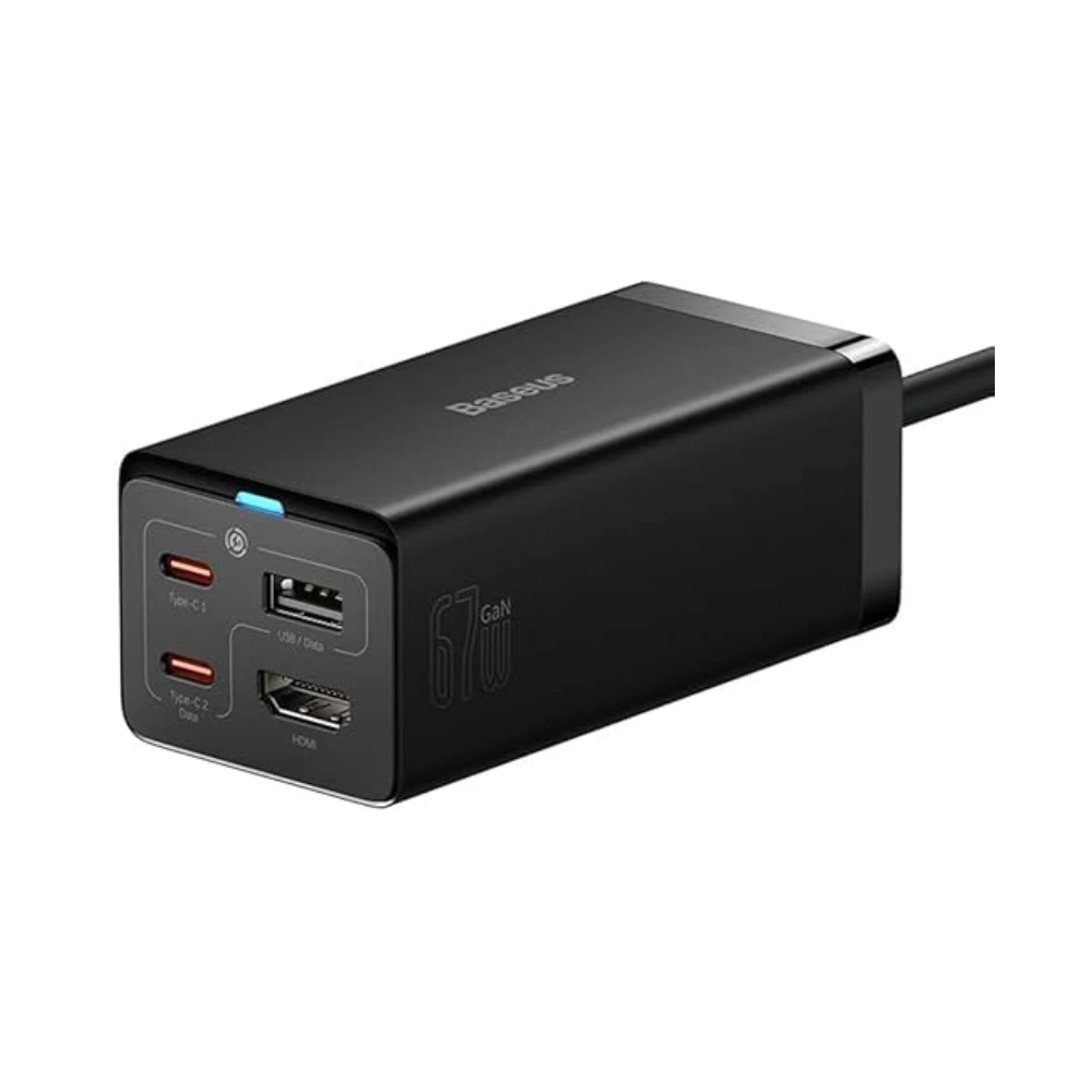 شارژر رومیزی 67 وات بیسوس مدل GaN5 Pro
