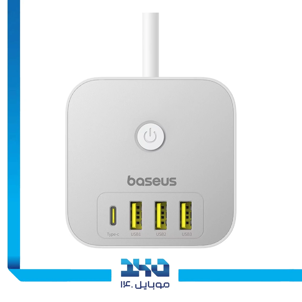 شارژر رومیزی 20 وات بیسوس مدل PowerCombo Cube