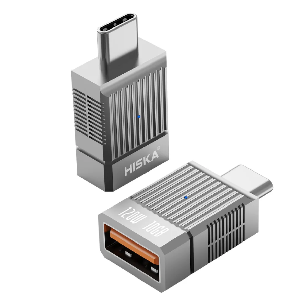 مبدل USB-A به تایپ سی هیسکا مدل H6