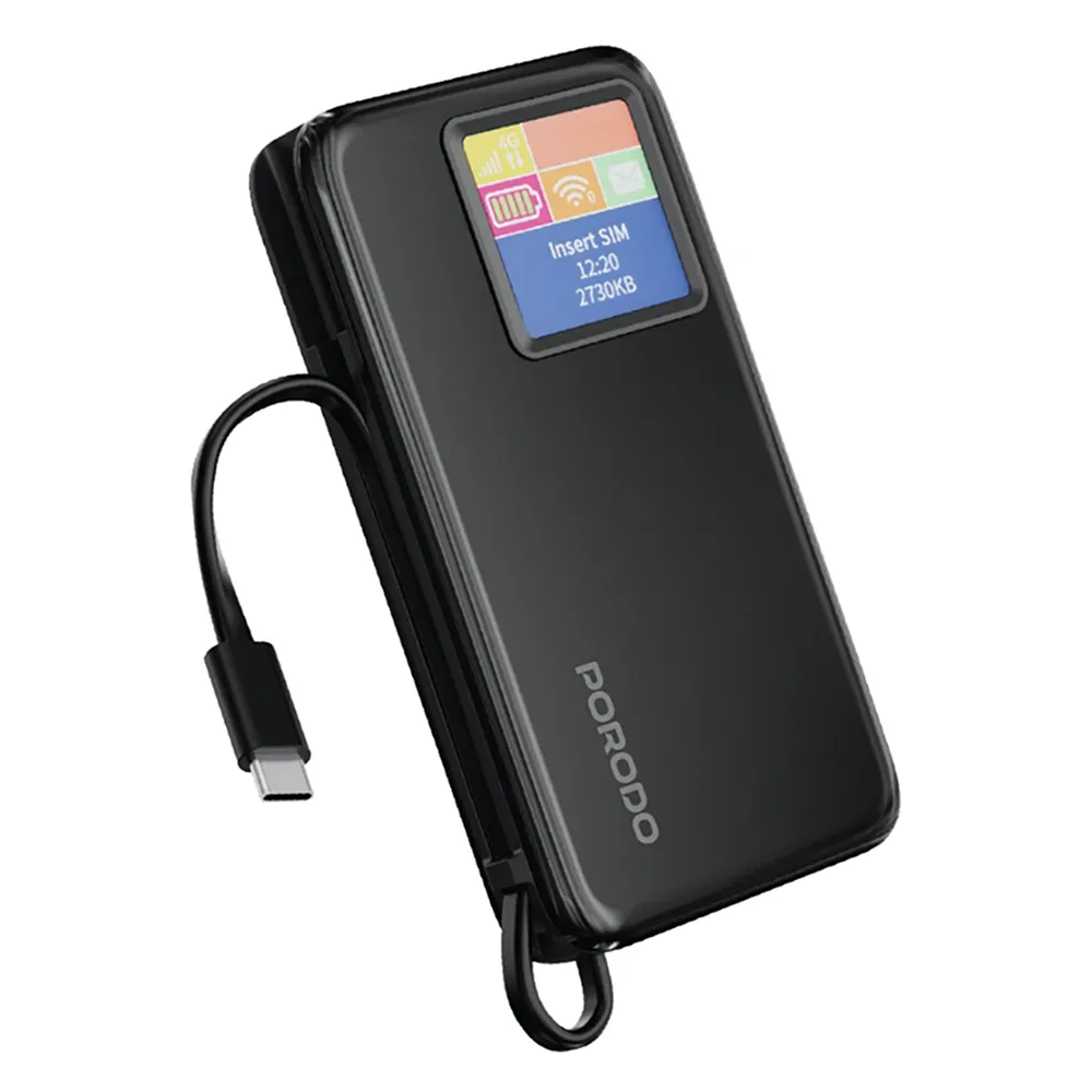 پاور بانک و مودم همراه پرودو 10000 mAh مدل POCKET ROUTER