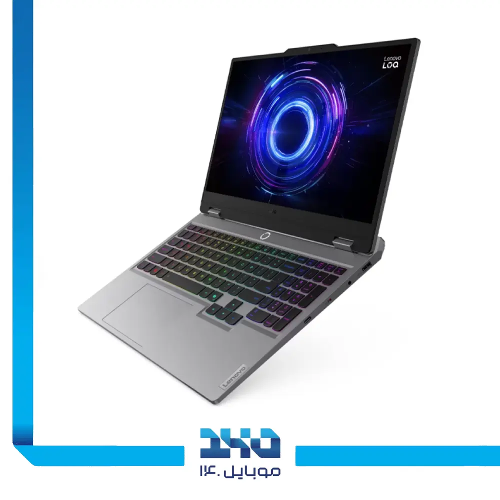 لپ تاپ لنوو 15 اینچ مدل LOQ 15IRX10 i7-14700HX-24GB-512GB-RTX5050
