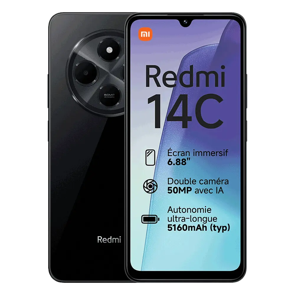 گوشی موبایل شیائومی مدل Redmi 14C ظرفیت 256 گیگابایت رم 8 گیگابایت (جعبه کوچک، بدون آداپتور)